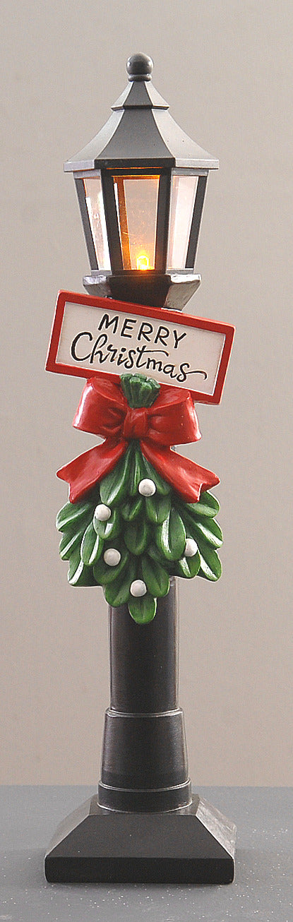 Christmas Village Scene Street lamp light 35cm (Battery Operated)