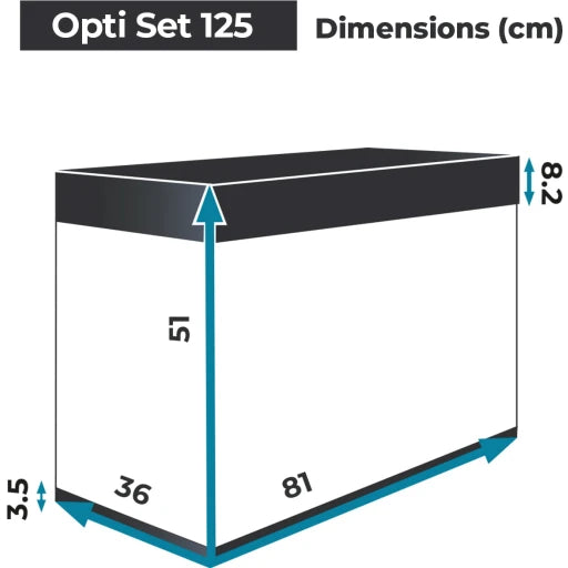 Aquael Aquarium set OPTI SET 125 2.0