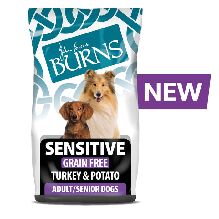 Burns Sensitive Dry Dog Food Turkey & Potato (2kgs)