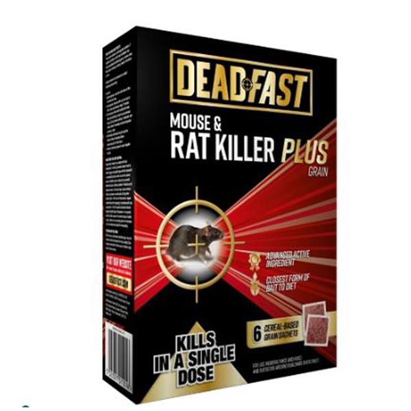 Deadfast Mouse & Rat Killer Plus 6 Grain Bait