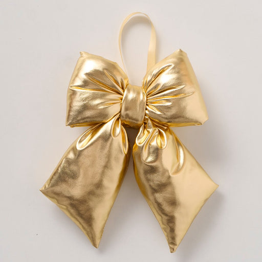 Gold Decorative Christmas Bow 31 cm