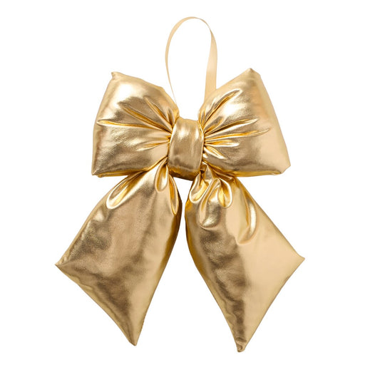 Gold Decorative Christmas Bow 31 cm