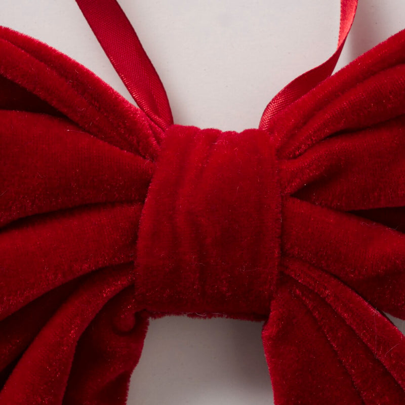 Red Decorative Christmas Bow 26 cm
