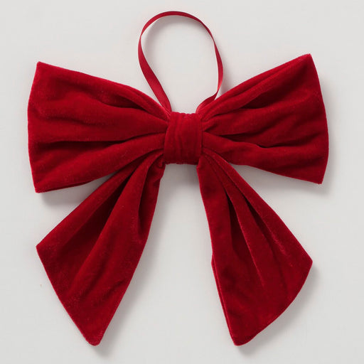 Red Decorative Christmas Bow 26 cm