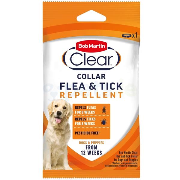 Clear - Flea & Tick Repellent Collar - Dogs & Puppies