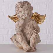Brown & Gold Enrice Angel Figurine
