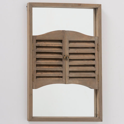 Saloon Fir Wood Wall Mirror