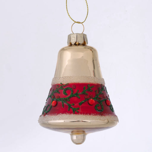 Bellia Glass Christmas Bells - Assorted