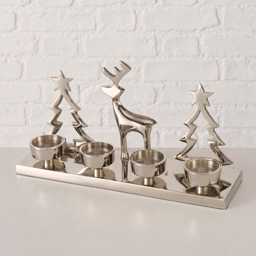 Tindra Aluminium Christmas Tealight Holder