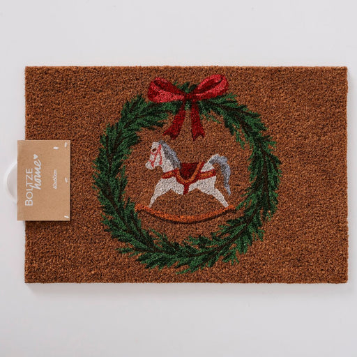 Cavallo Christmas Doormat