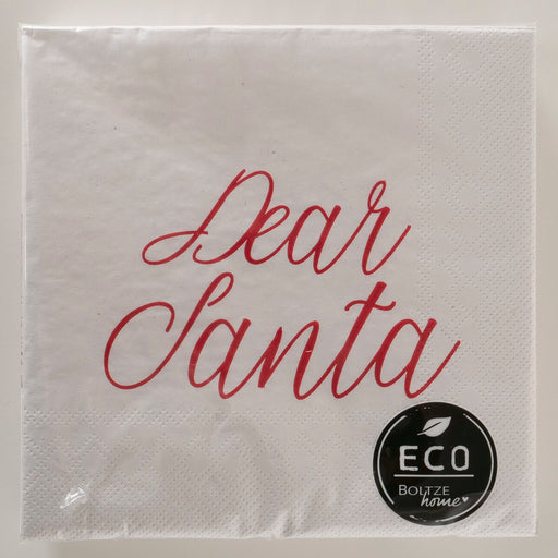 Dear Santa Christmas Napkins - Assorted