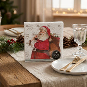 Santa Floral Recycled Paper Napkins
