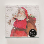 Santa Floral Recycled Paper Napkins