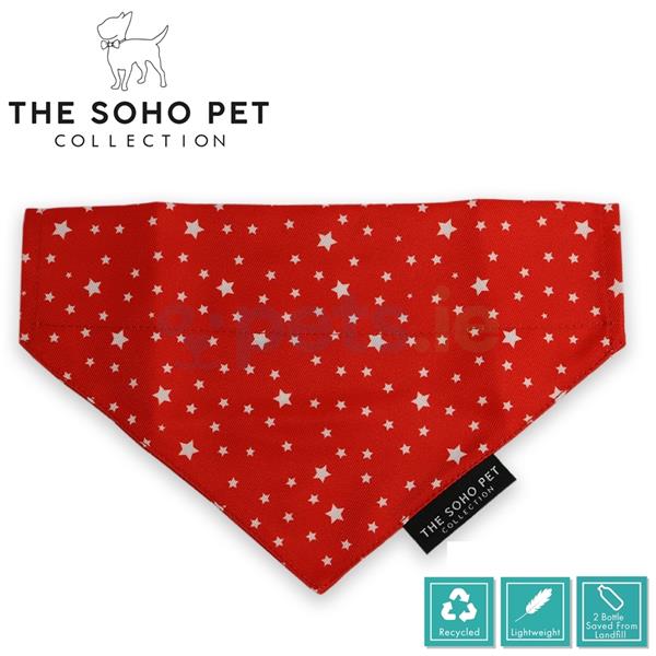 Ancol Soho Reversable Bandana Tartan & Star Patterned (2 Pack)