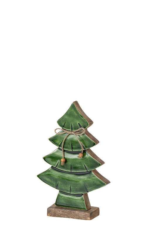 Small Pine Tree with Bow Decoration