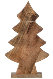 Large Pine Tree with Bow Decoration