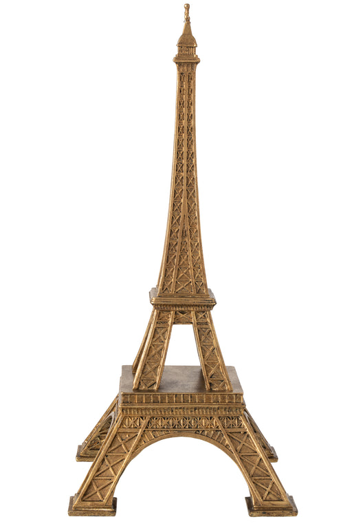 Large Gold Eiffel Tower Decoration