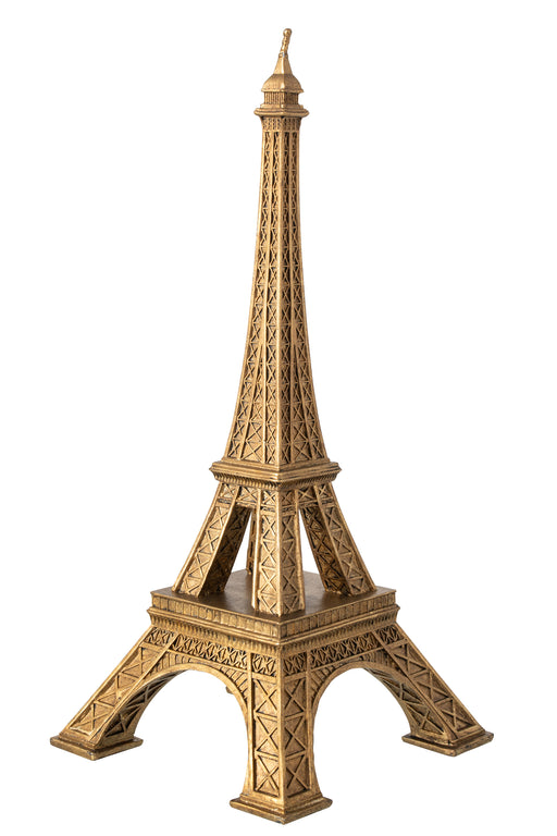 Large Gold Eiffel Tower Decoration
