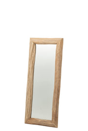 Medium Chamonix Natural Fir Wood Wall Mirror