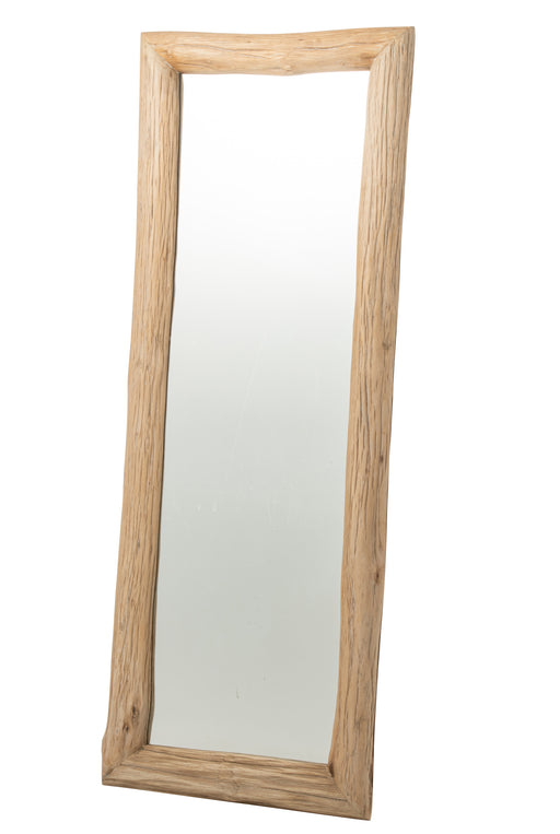Large Chamonix Natural Fir Wood Wall Mirror