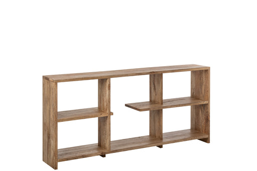 Small Natural Mango Wood Bookcase