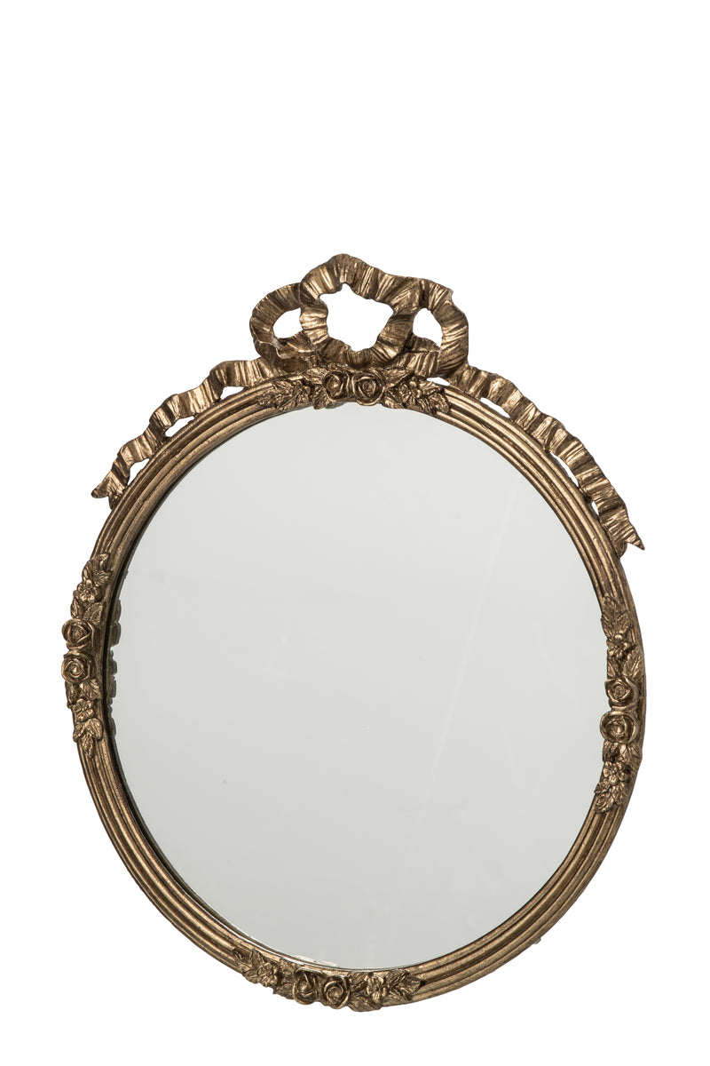 Ted Pewter & Brass Wall Mirror, 30 x 3 x 35 cm