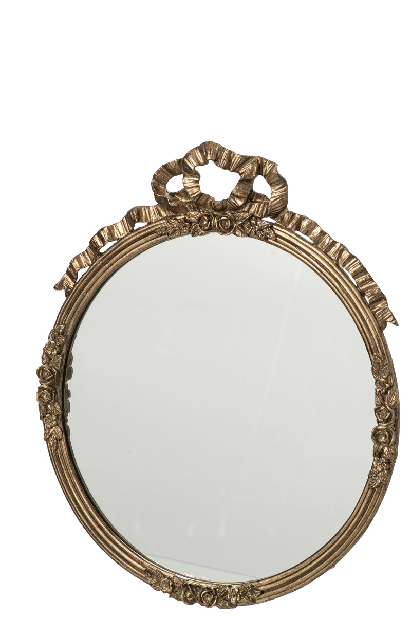 Ted Pewter & Brass Wall Mirror, 30 x 3 x 35 cm