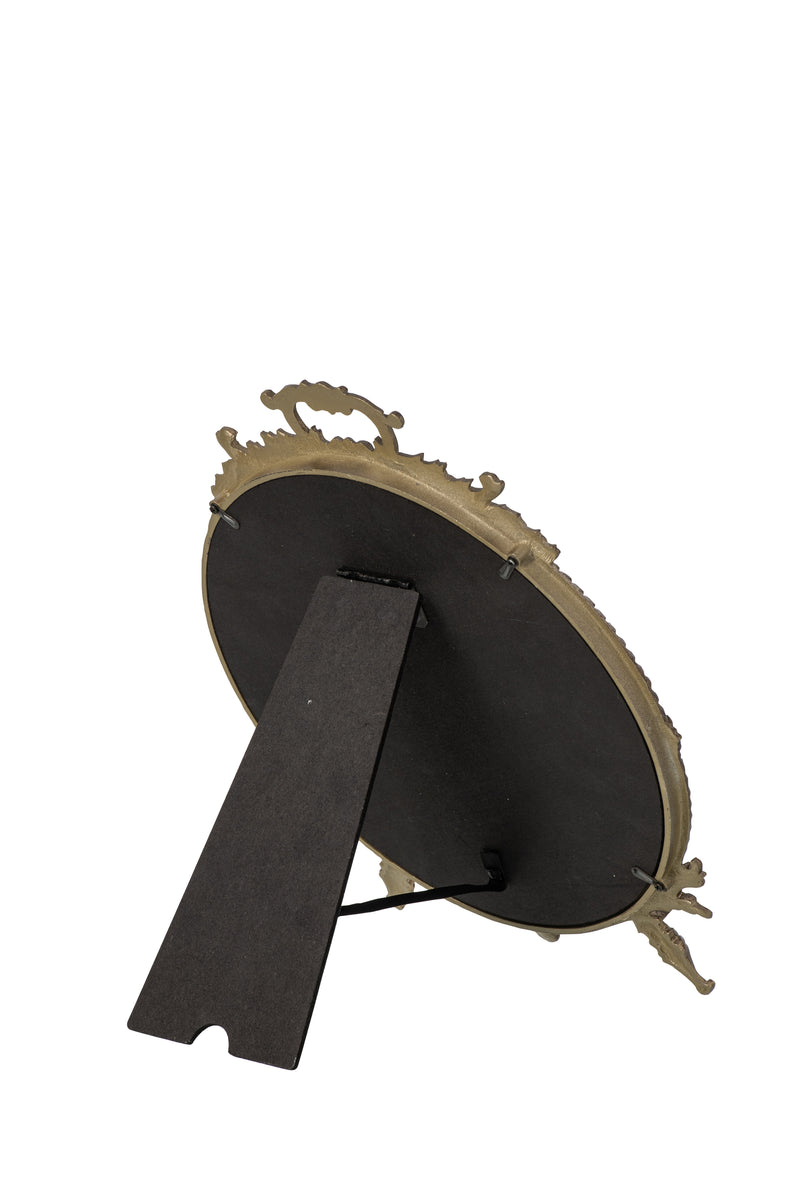 Tod Pewter & Brass Wall Mirror, 24.3 x 2 x 29.2 cm