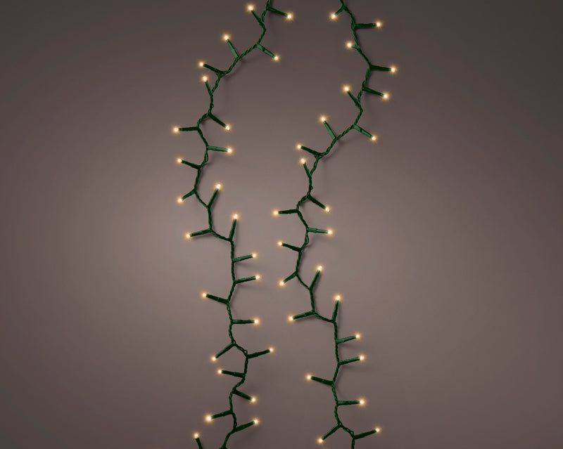 3000 Lumineo LED Indoor Lights Twinkle Classic Warm Black Cable 60m