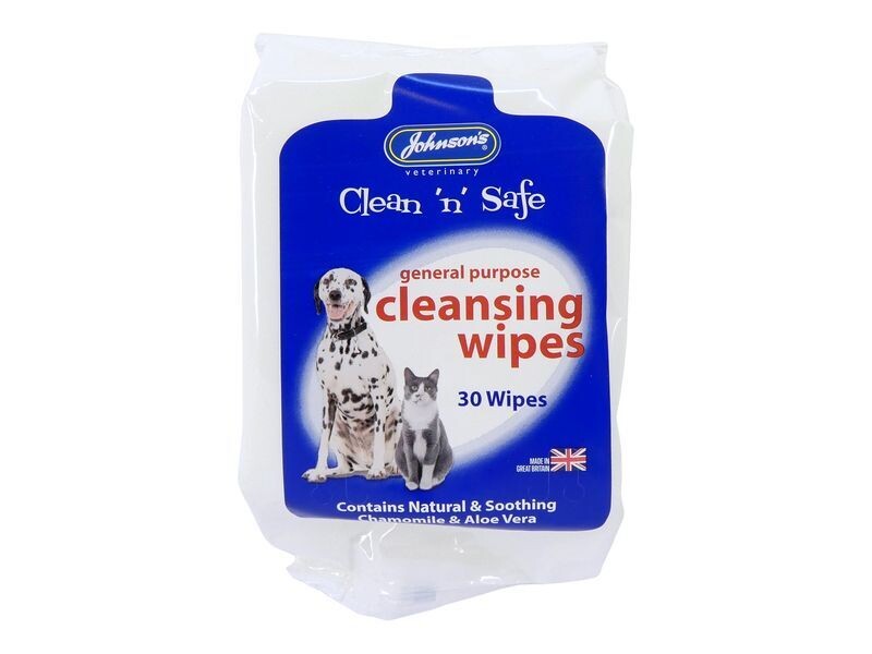 JV Cleansing Wipes Dog & Cat (30 wipes)