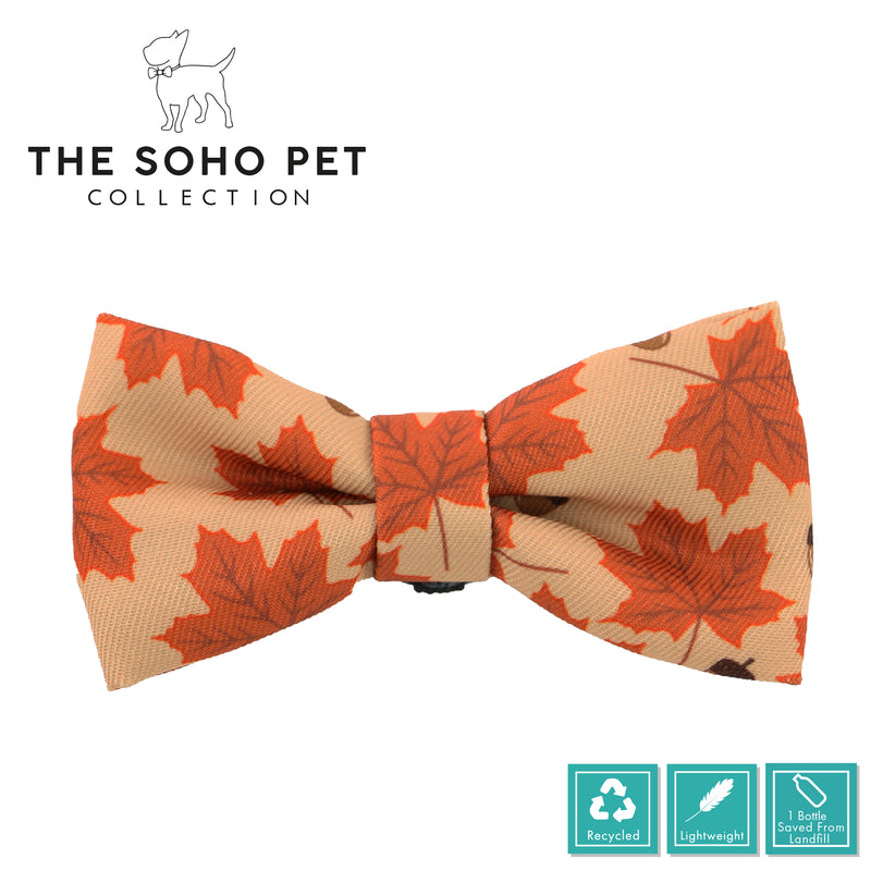 Ancol Soho Reversible Bow Tie Maple/Woodland
