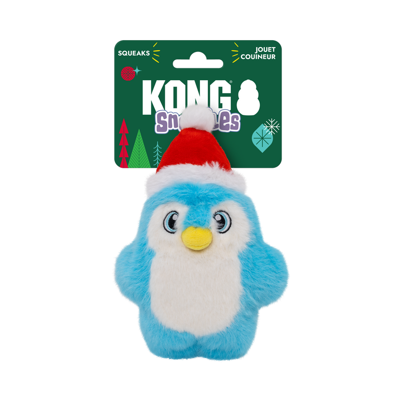 KONG Holiday Snuzzles Santa Penguin