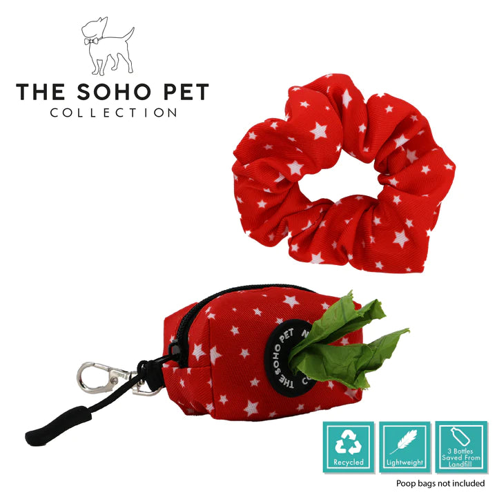 Soho Star Poop Bag Holder & Scrunchie