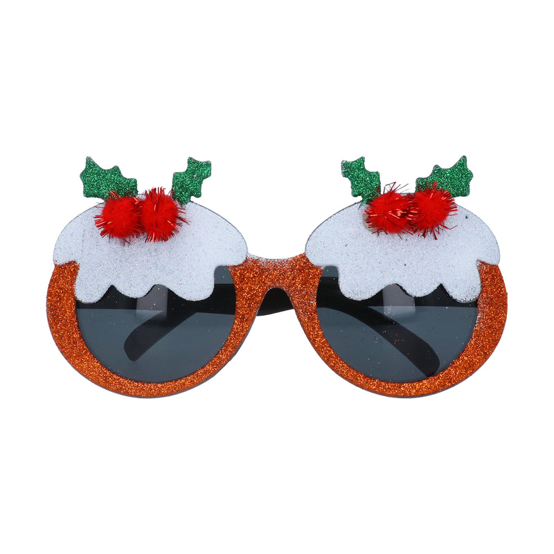 Christmas Sparkling Acrylic Pudding Glasses