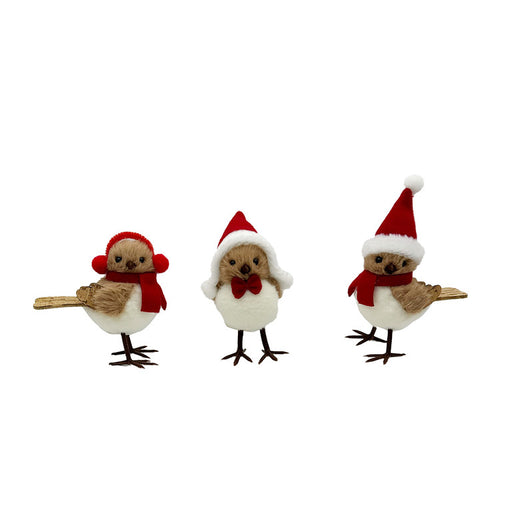 Bird Christmas Decorations - Assorted