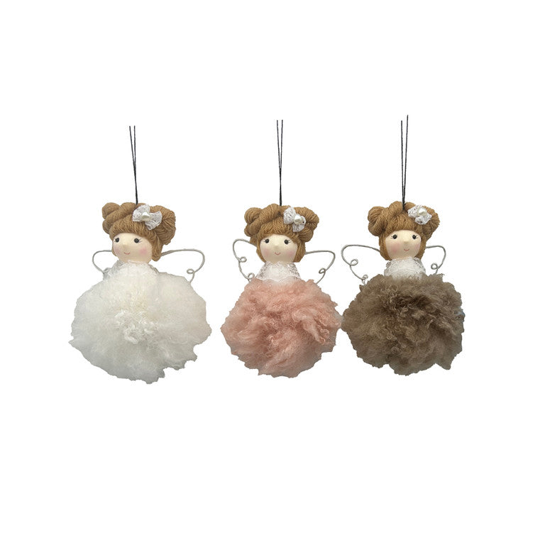 Angel Christmas Hanging Decorations - Assorted