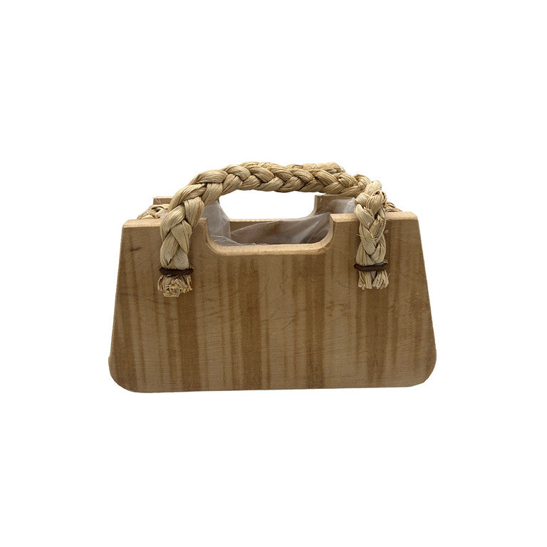 Natural Assan Planter Bag 21 cm
