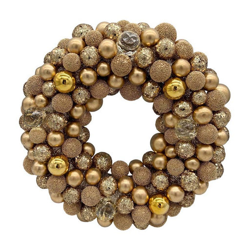 Gold Berry Wreath 25 cm