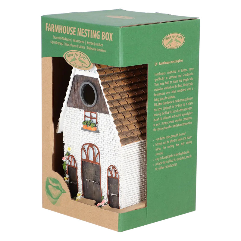 Esschert Farmhouse Nesting Box