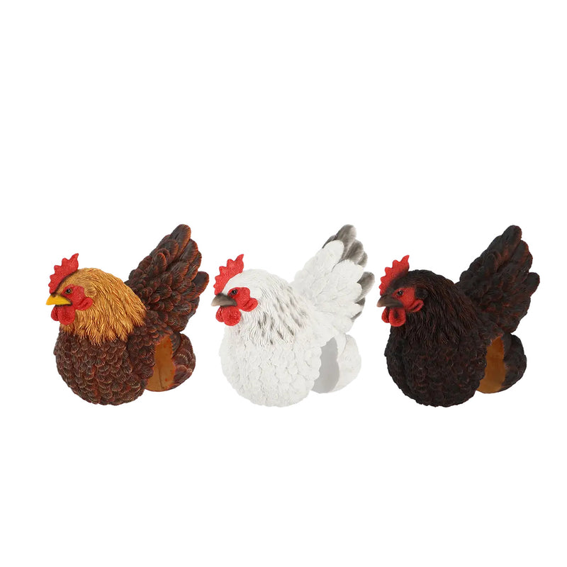 Esschert Fence Chicken Garden Ornament