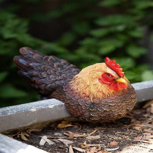 Esschert Fence Chicken Garden Ornament