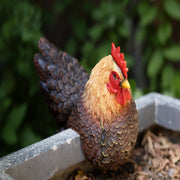 Esschert Fence Chicken Garden Ornament