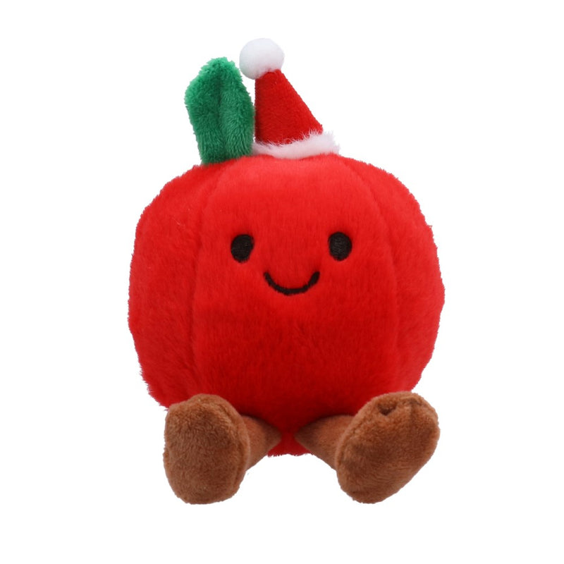 Happy red apple plush toy – Gisela Graham