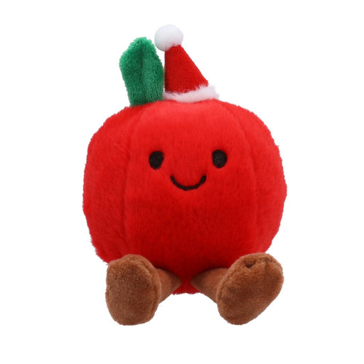 Happy red apple plush toy – Gisela Graham