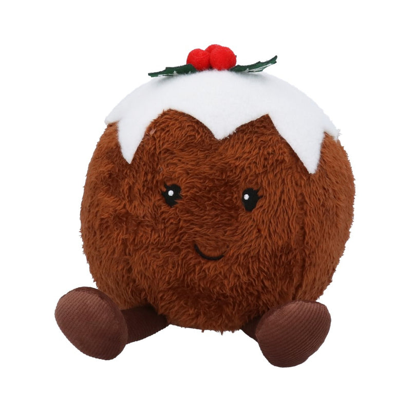 Happy Christmas pudding doorstop and shelf sitter – Gisela Graham