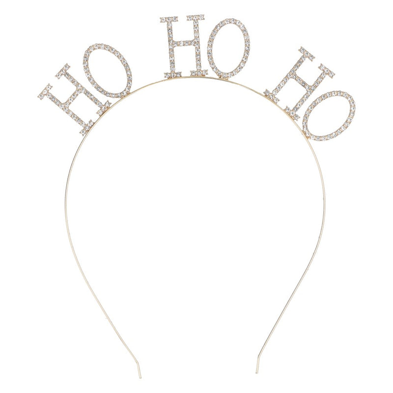 Diamante Ho-Ho-Ho Christmas headband – Gisela Graham