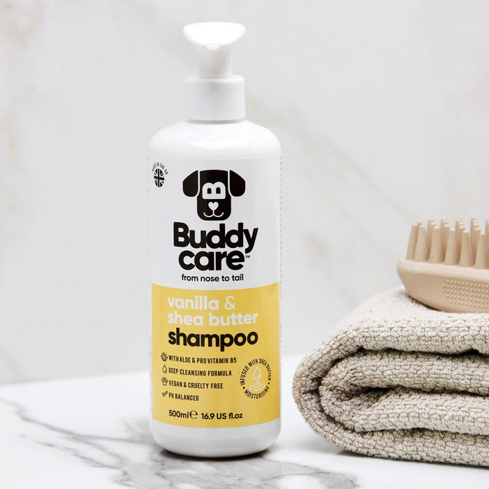 Buddycare Vanilla & Shea Butter Dog Shampoo (500ml)
