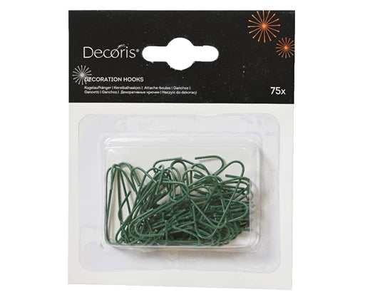 Christmas Bauble Hangers Iron Green