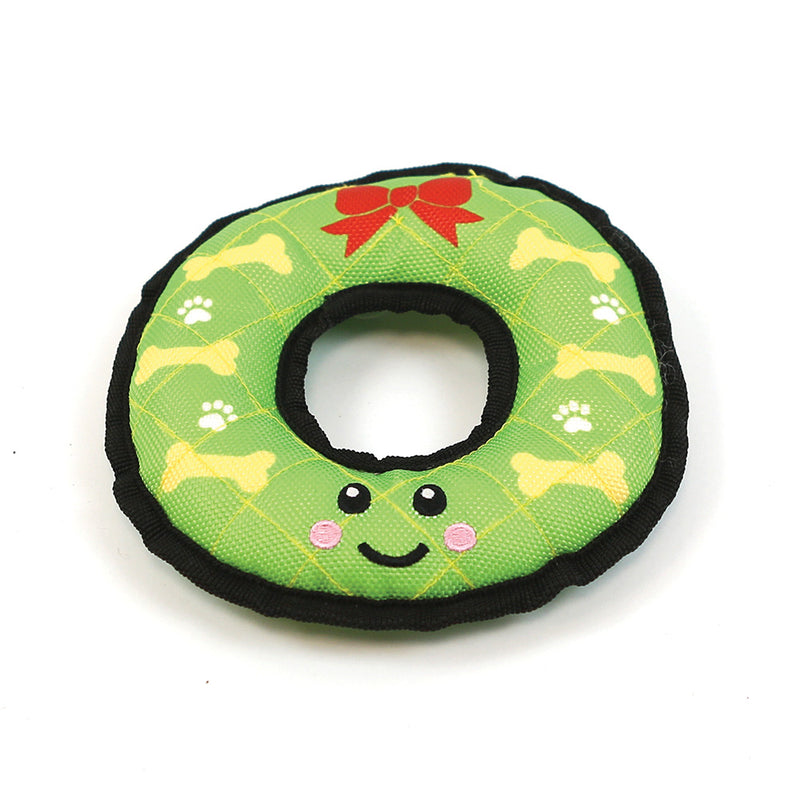 Christmas Wreath Tough Dog Toy