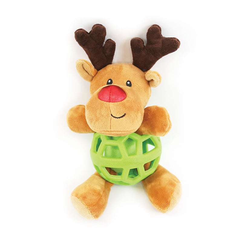 Ronny Reindeer TPR Body Dog Toy